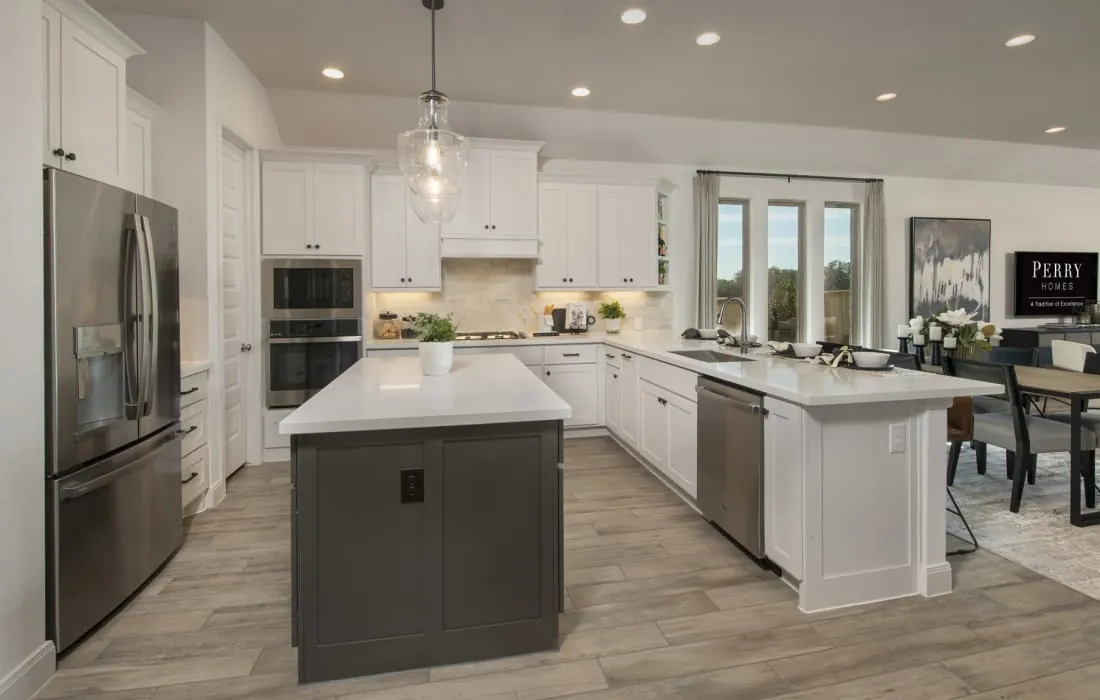 Perry Homes Chef Kitchen with Island