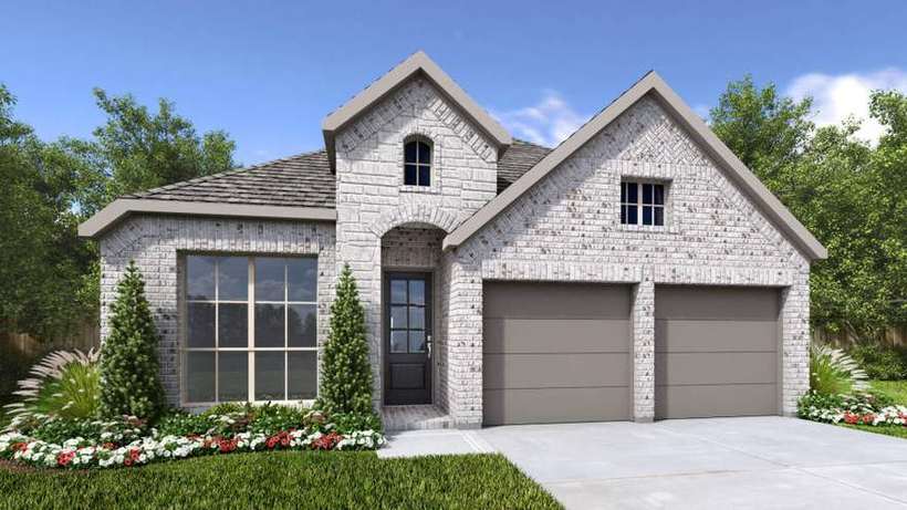 129 Ironbark Bnd · Perry Homes Design 1984W E-30 Exterior Elevation