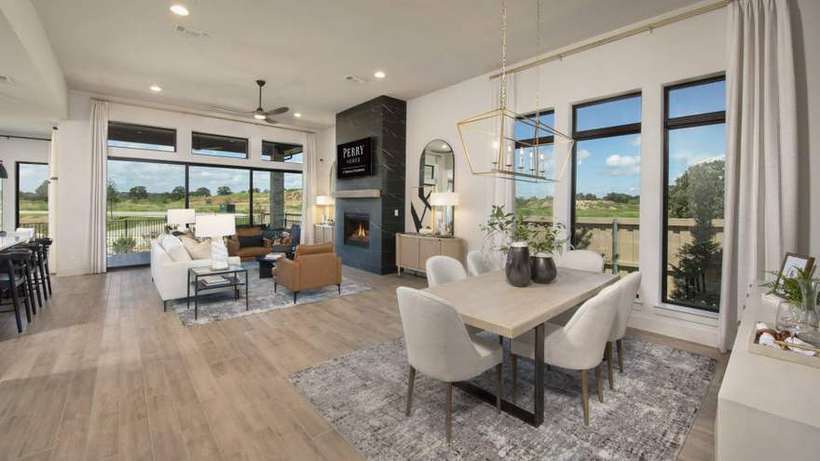Design 2944W · Gourmet Kitchen with Designer Cabinetry & Oversized Island