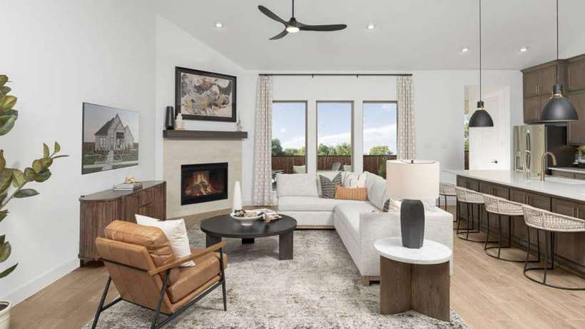 Design 2810W · Gourmet Chef's Kitchen with Oversized Entertaining Island