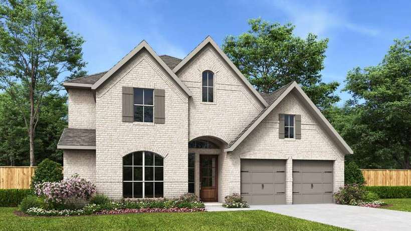 166 Maddy Way · Perry Homes Design 3095W Two-Story 60' Lot Elevation