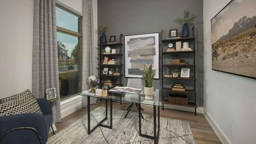 Design 2594W · Two-Story Family Room Filled with Natural Light